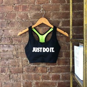 Nike Sports Bra, Just Do It, NWOT, Size M